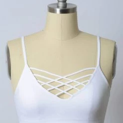 Leto - Interwoven Strappy Front Bralette