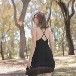 Leto - Ruffle Babydoll Chemise