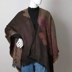 Leto - Floral Medallion Paisley Ruana Outerwear