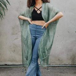 Leto - Vertical Stripe Wrap