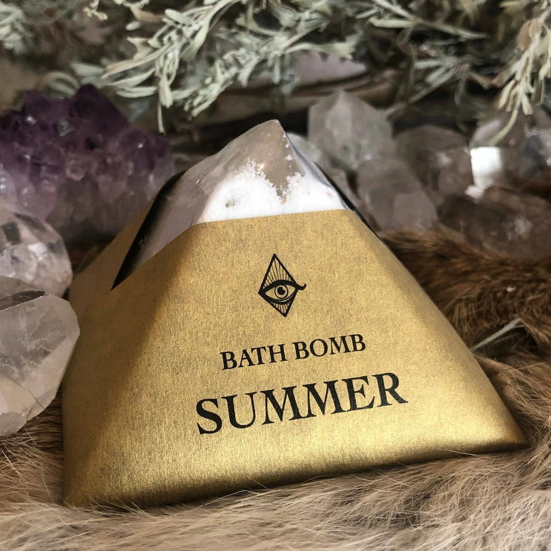 Magic Fairy Candles - Summer Solstice Bath Bomb 3 Magic Fairy Candles - Summer Solstice Bath Bomb