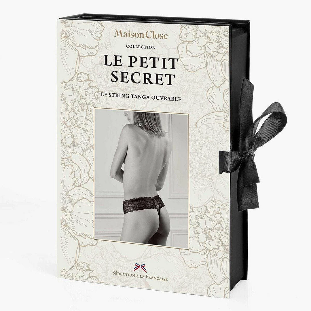 Maison Close - Le Petit Secret - Openable Tanga Thong Lingerie 5 Maison Close - Le Petit Secret - Openable Tanga Thong Lingerie
