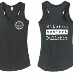 Malicious Women Candle Co Malicious Women - Bitches Against Bullshit Tank, Black Plus Size Collection