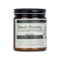 Malicious Women Candle Co. - Beach Please, I'm A Motherf'n Mermaid Candles + Scents