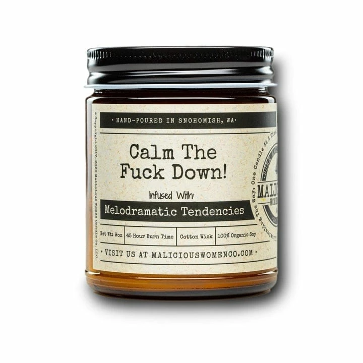 Malicious Women Candle Co. - Calm The Fuck Down 3 Malicious Women Candle Co. - Calm The Fuck Down
