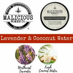 Candles + Scents Malicious Women Candle Co. - Drink Your Fucking Water!