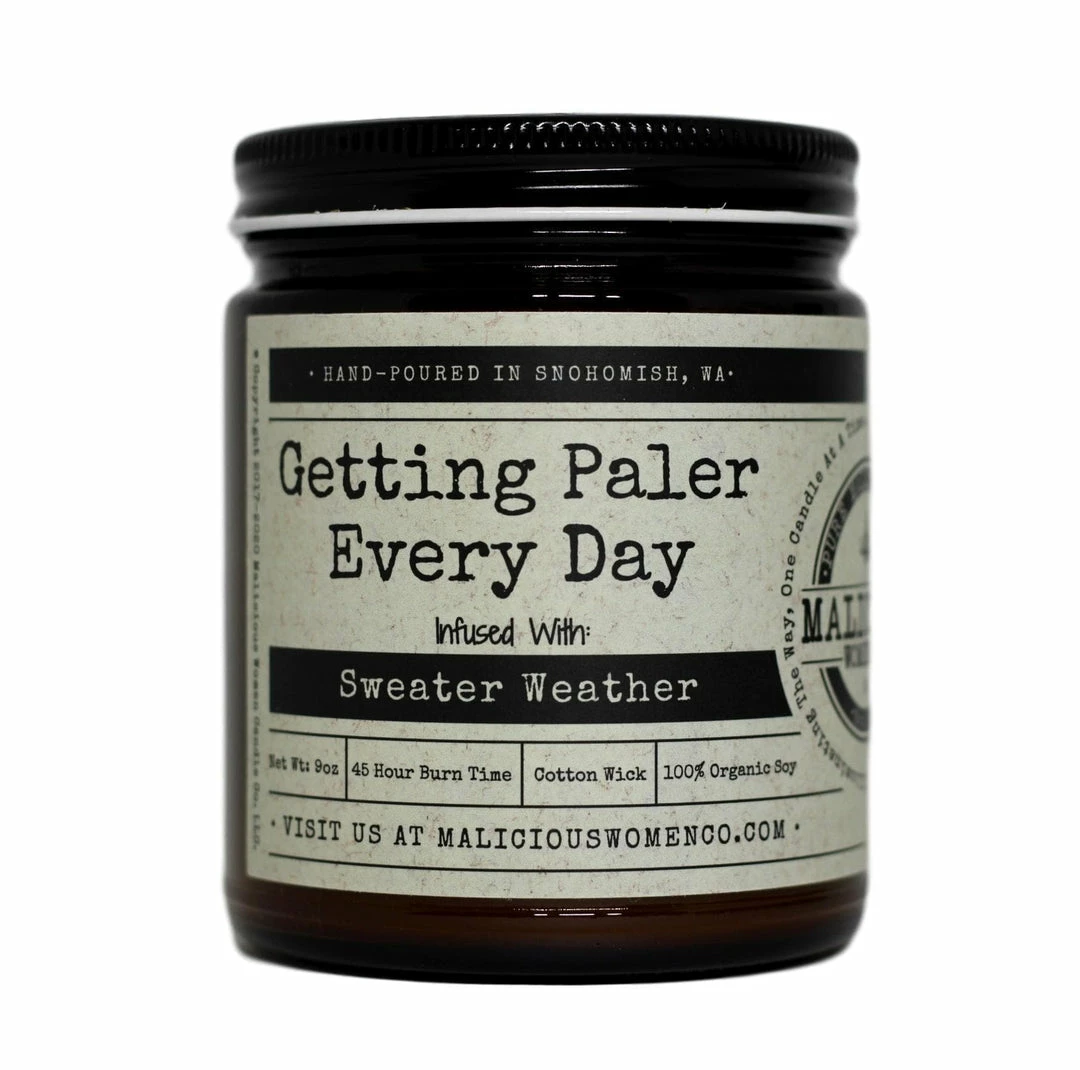 Malicious Women Candle Co. - Getting Paler Every Day Candles + Scents 3 Malicious Women Candle Co. - Getting Paler Every Day Candles + Scents