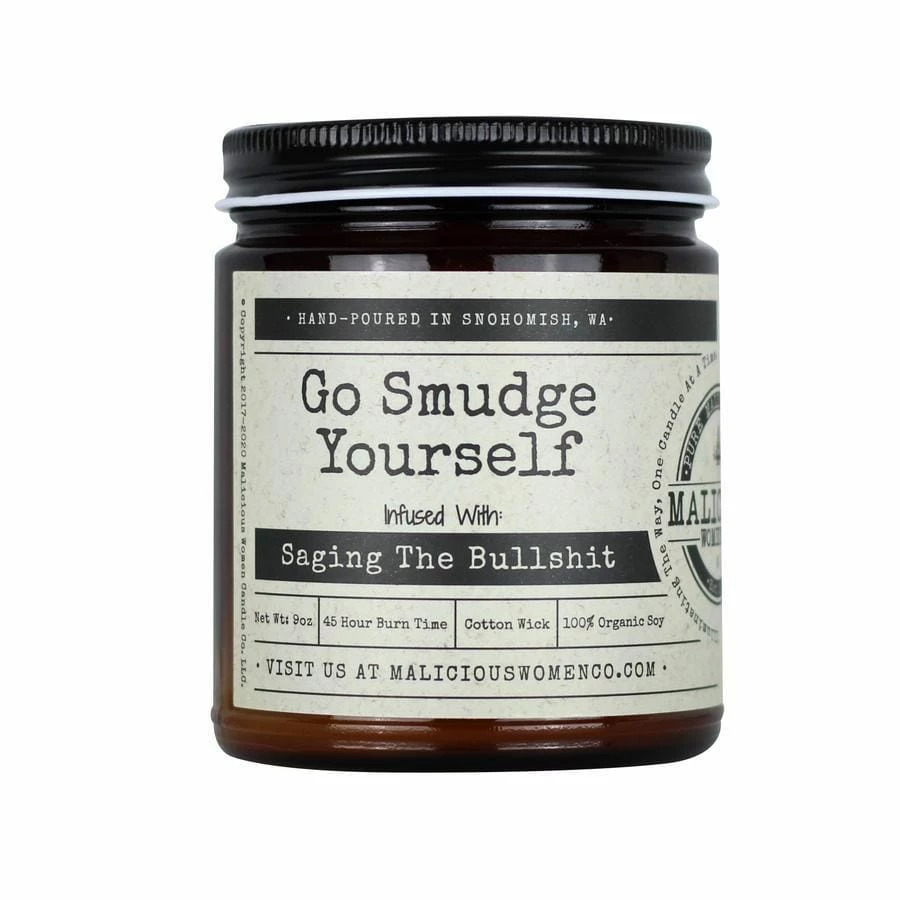 Malicious Women Candle Co. - Go Smudge Yourself 3 Malicious Women Candle Co. - Go Smudge Yourself