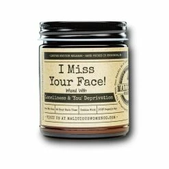 Candles + Scents Malicious Women Candle Co. - I Miss Your Face!