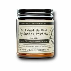 Malicious Women Candle Co. - It'll Just Be Me & My Social Anxiety