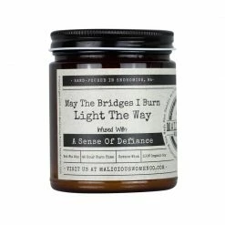 Malicious Women Candle Co. - May The Bridges I Burn Light The Way