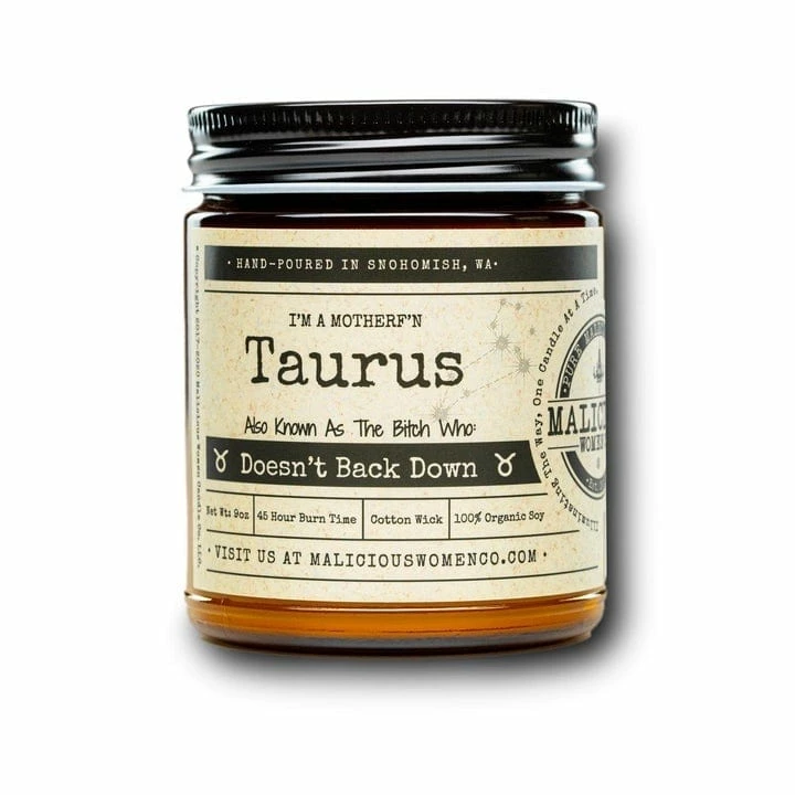 Malicious Women Candle Co Malicious Women - Zodiac Bitch Candle 8 Malicious Women Candle Co Malicious Women - Zodiac Bitch Candle