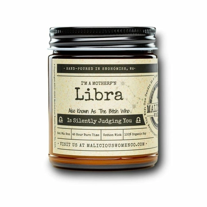 Malicious Women Candle Co Malicious Women - Zodiac Bitch Candle 13 Malicious Women Candle Co Malicious Women - Zodiac Bitch Candle