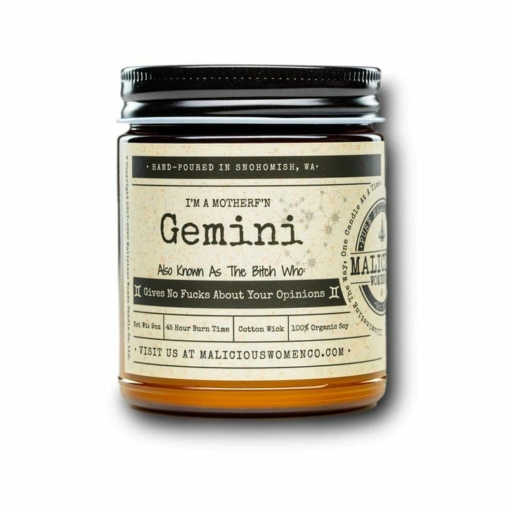 Malicious Women Candle Co Malicious Women - Zodiac Bitch Candle 9 Malicious Women Candle Co Malicious Women - Zodiac Bitch Candle