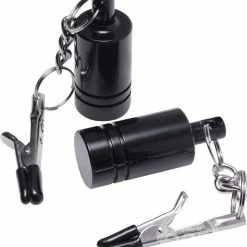 Kink + BDSM Master Series Burden Cylinder Nipple Weight Clamps - Black