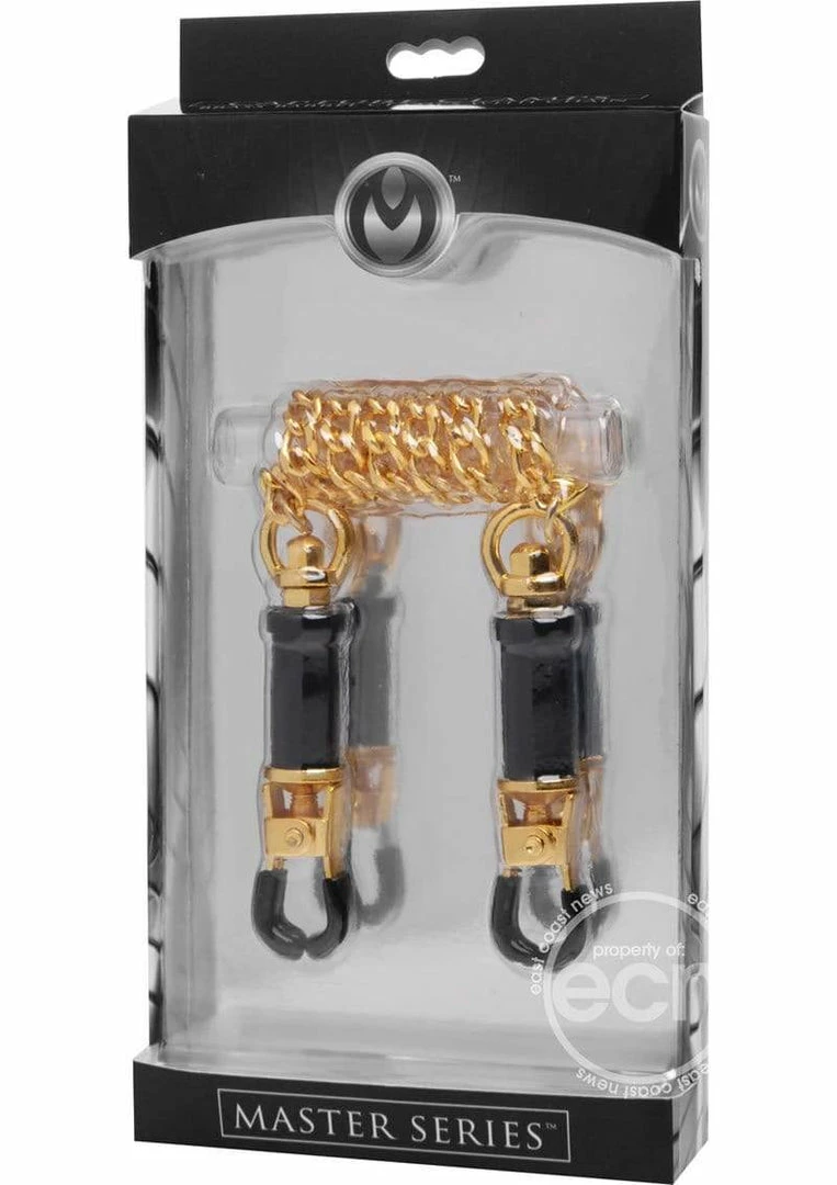 Master Series Deluxe Adjustable Nipple Clamps - Silver Kink + BDSM 3 Master Series Deluxe Adjustable Nipple Clamps - Silver Kink + BDSM