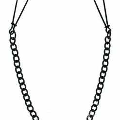 Kink + BDSM Master Series Reign Noir Tweezer Style Nipple Vice - Black