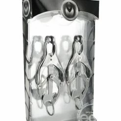 Master Series Ringed Monarch Nipple Vice - Silver