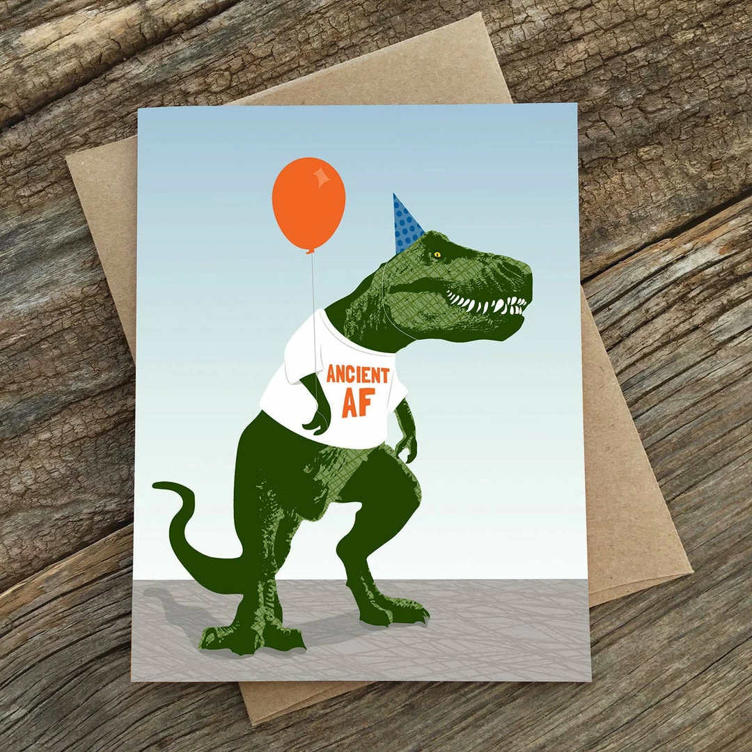 Modern Printed Matter - Ancient AF Birthday Card Greeting + Gift Cards 4 Modern Printed Matter - Ancient AF Birthday Card Greeting + Gift Cards