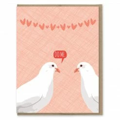 Modern Printed Matter - Do Me Doves Card Greeting + Gift Cards