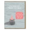 Modern Printed Matter - Hippo Birthday Card