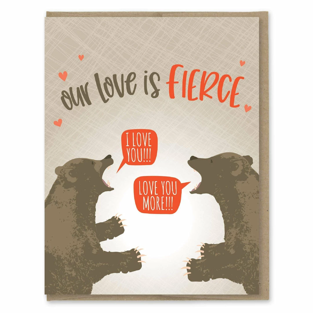 Modern Printed Matter - Fierce Love Valentine Card 3 Modern Printed Matter - Fierce Love Valentine Card