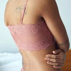 Lingerie Only Hearts - So Fine Lace Crop Cami