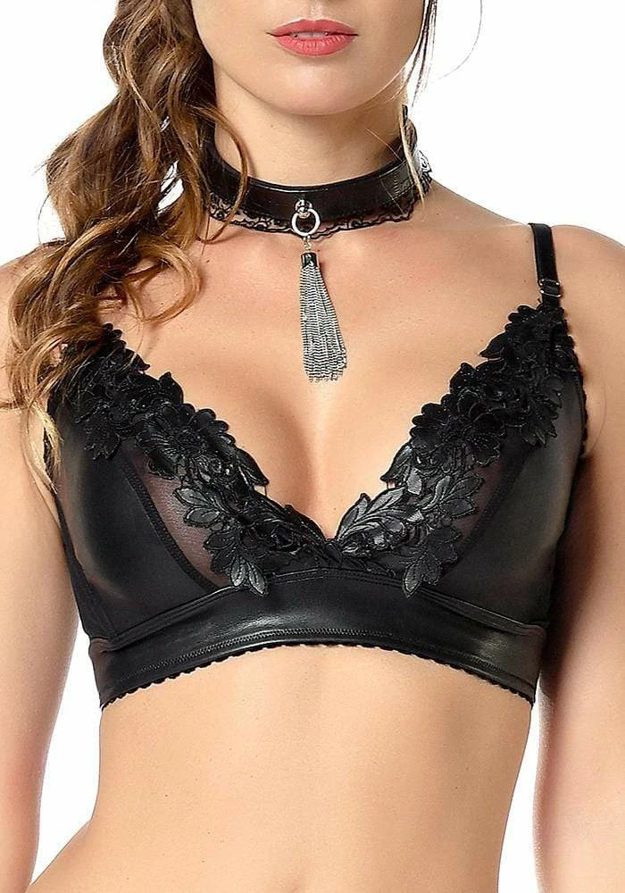 Patrice Catanzaro Impudique By Charlotte Catanzaro Pepper Bra, Black 4 Patrice Catanzaro Impudique By Charlotte Catanzaro Pepper Bra, Black