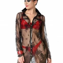 Lingerie Patrice Catanzaro - Adela Dress - Black 7 Lingerie Patrice Catanzaro - Adela Dress - Black