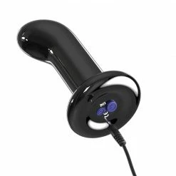 Pipedream Icicles - No. 84 Vibrating Glass Plug With Remote, Black Vibrators 11 Pipedream Icicles - No. 84 Vibrating Glass Plug With Remote, Black Vibrators