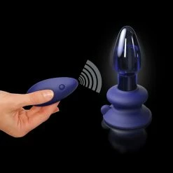 Pipedream Vibrators Icicles - No. 85 Vibrating Anal Plug With Remote, Blue 14 Pipedream Vibrators Icicles - No. 85 Vibrating Anal Plug With Remote, Blue
