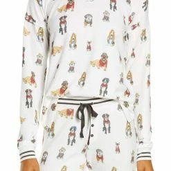 PJ Salvage - Hip Hound Long Sleeve Top Loungewear + Pajamas
