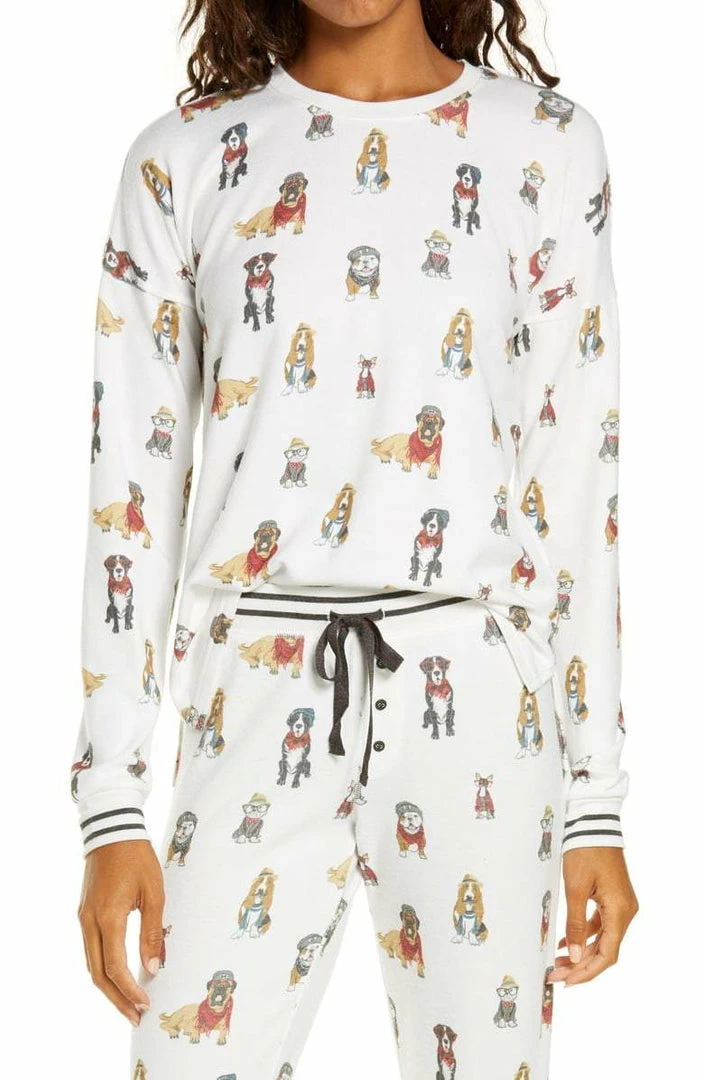PJ Salvage - Hip Hound Long Sleeve Top Loungewear + Pajamas 4 PJ Salvage - Hip Hound Long Sleeve Top Loungewear + Pajamas