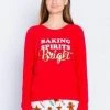 Loungewear + Pajamas Pj Salvage - Red Baking Spirit Top