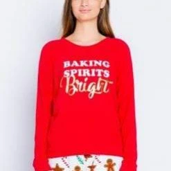 Loungewear + Pajamas Pj Salvage - Red Baking Spirit Top
