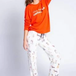 PJ Salvage - Coffee & Canines Pajama Pants Loungewear + Pajamas