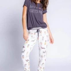 PJ Salvage - My Dog Gets Me T-Shirt Loungewear + Pajamas