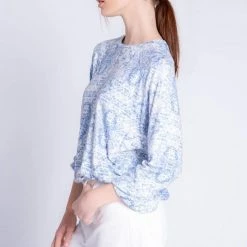 PJ Salvage - Boho Batik Long Sleeve Top Loungewear + Pajamas