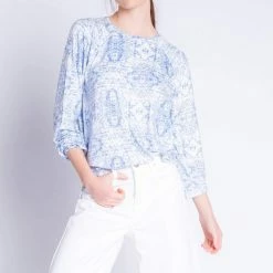 PJ Salvage - Boho Batik Long Sleeve Top Loungewear + Pajamas