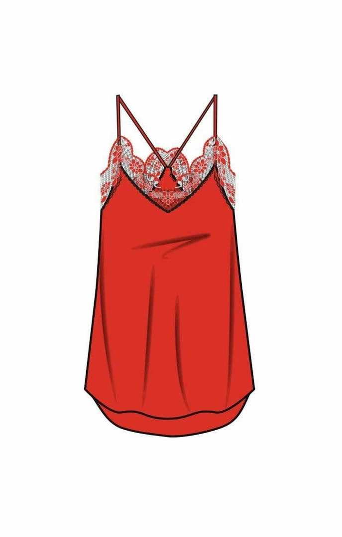 PJ Salvage - Love Blooms Red Hot Tank Top Lingerie 3 PJ Salvage - Love Blooms Red Hot Tank Top Lingerie