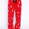 PJ Salvage - Red Puppy Flannel Pants Loungewear + Pajamas