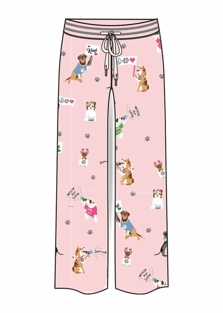 Loungewear + Pajamas PJ Salvage - Woof Love Pant 3 Loungewear + Pajamas PJ Salvage - Woof Love Pant