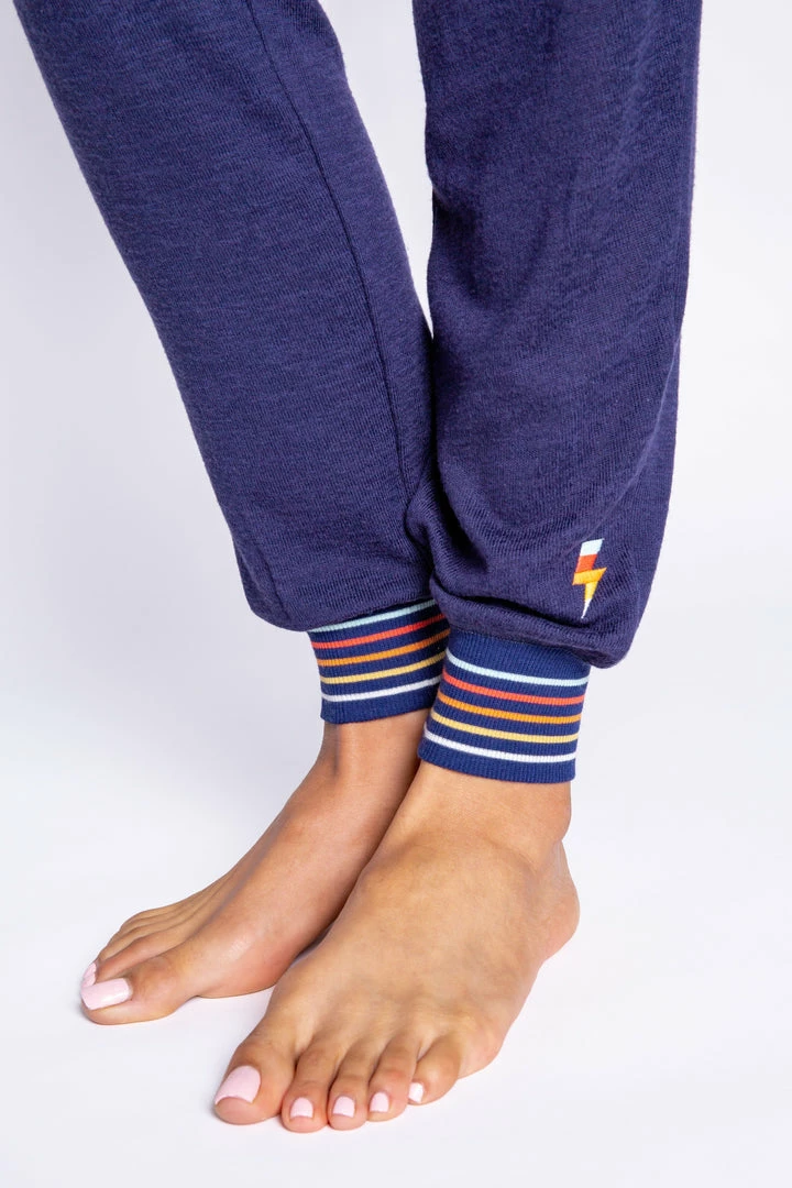 PJ Salvage - Embroidered Lightning Banded Pant Loungewear + Pajamas 7 PJ Salvage - Embroidered Lightning Banded Pant Loungewear + Pajamas
