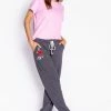 Loungewear + Pajamas PJ Salvage - Grateful Heart Banded Pant