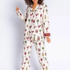 Loungewear + Pajamas PJ Salvage - Cheers! Flannel PJ Set