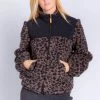 PJ Salvage - Leopard Sherpa Jacket Outerwear