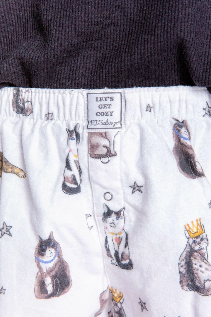Loungewear + Pajamas PJ Salvage - Majestically Purrfect Shorts 5 Loungewear + Pajamas PJ Salvage - Majestically Purrfect Shorts