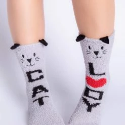 Shoes, Socks + Slippers PJ Salvage - Fuzzy Cat Lady Socks