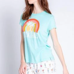 Loungewear + Pajamas PJ Salvage - Cocktails Tee 8 Loungewear + Pajamas PJ Salvage - Cocktails Tee