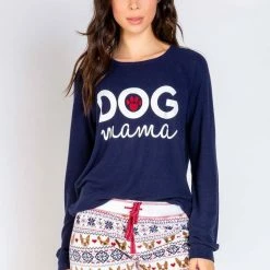 PJ Salvage - Dog Mama Top - Navy